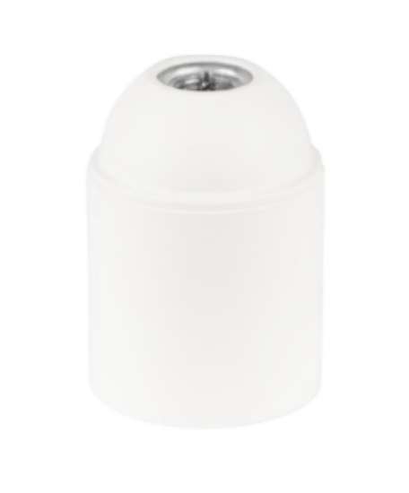 Afbeeldingen van Fitting glad E27 wit