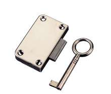 Afbeeldingen van Meubelslot type 760 breedte 20mm inclusief twee sleutels