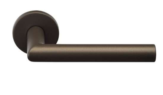 Afbeeldingen van BASICS LB2-19 deurkruk op rozet 6mm brons