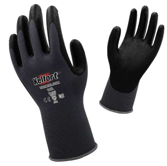 Afbeeldingen van Handschoen Touch-Nitril tech grijs XXL/11.