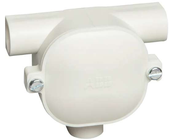 Afbeeldingen van ABB Lasdoos 3x16mm met deksel creme max.6mm²