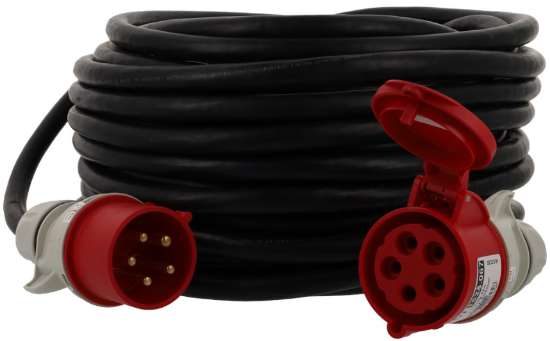 Afbeeldingen van Verlengsnoer CEE 5x2.5 16A 4P+A 25mtr H07rn-f