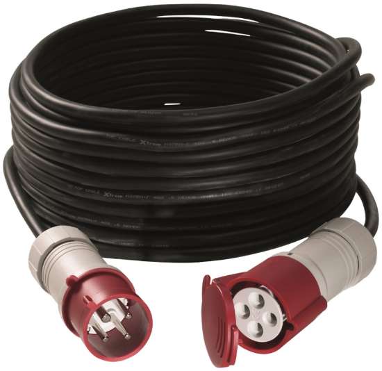 Afbeeldingen van Verlengsnoer CEE 4x1.5 32A 3P+A 25mtr H07rn-f