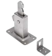 Afbeeldingen van Deurvastzetter Starx rvs muurplaat