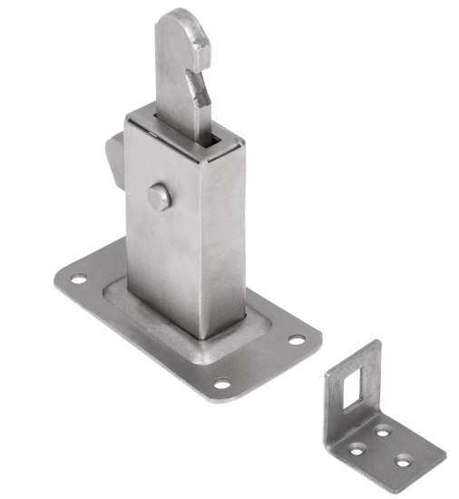 Afbeeldingen van Deurvastzetter Starx rvs muurplaat