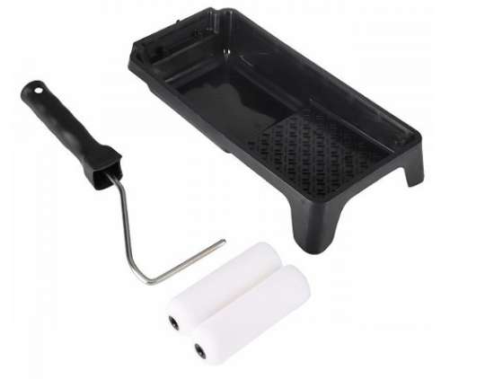 Afbeeldingen van Spijker Verfbakje set met roller 10cm