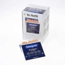 Afbeeldingen van Salvequick Pleister plastic navul set van 6 x 45 pleisters 6036