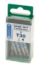 Afbeeldingen van Spax Bit Torx T30 50mm (set van 5 stuks)