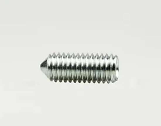 Afbeeldingen van Stelschroef kegelpunt DIN 914 45H galvanisch verzinkt M 4 X 6