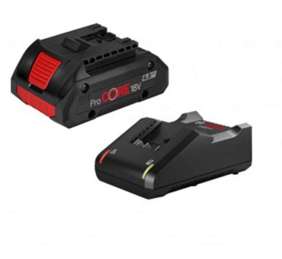 Afbeeldingen van *Bosch accu+oplader ProCore 18V-4Ah in doos