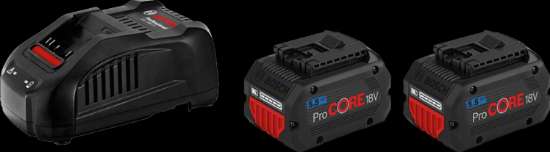 Afbeeldingen van *Bosch accu's+oplader ProCore 18V-5Ah in doos