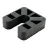 Afbeeldingen van GB Stelplaat 70 x 70 x 20mm met sleuf (zwart) 34760