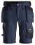 Afbeeldingen van Korte werkbroek stretch m/hols 6141 nvy/zw 48