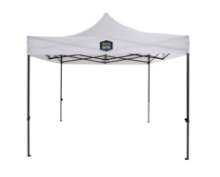 Afbeeldingen van ProOne doorwerktent 2.9x2.9m wit staal frame