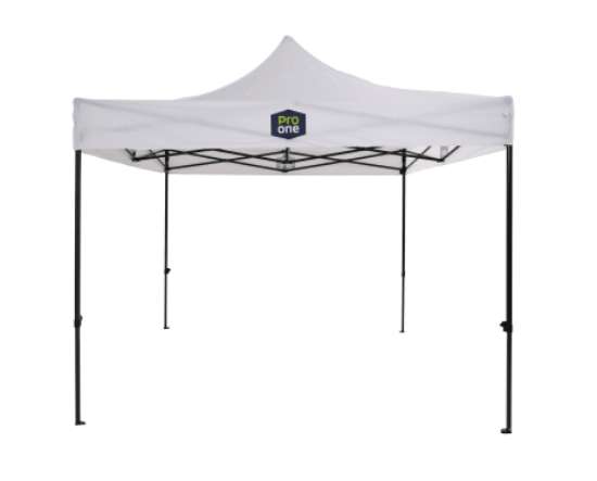 Afbeeldingen van ProOne doorwerktent 2.9x2.9m wit staal frame