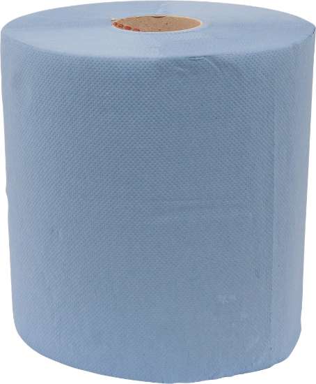 Afbeeldingen van Kelfort handdoekrol Industrie 2-lgs 190mx26cm blauw