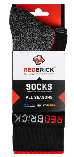 Afbeeldingen van Werksokken Redbrick all season 39-42