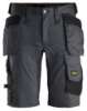 Afbeeldingen van Korte werkbroek stretch m/hols 6141 gr/zw 50