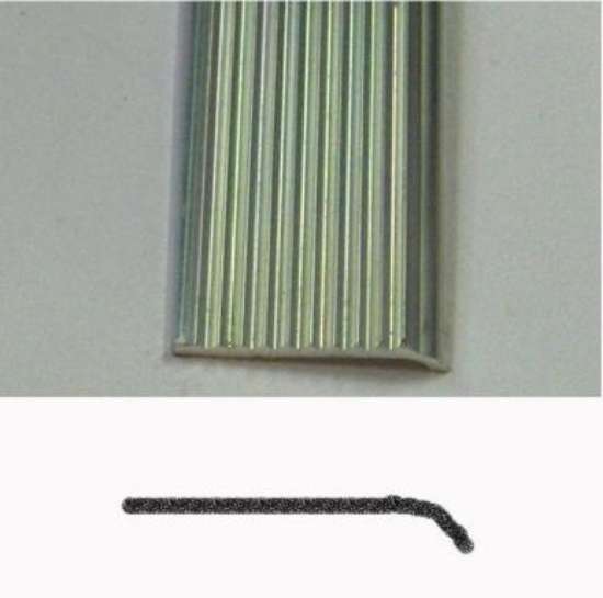 Afbeeldingen van Roval Trapkantprofiel aluminium 40 x 15 x 3mm
