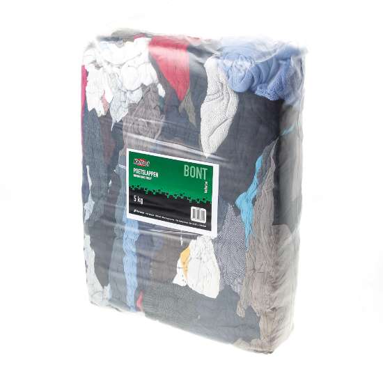Afbeeldingen van Kelfort poetslappen bont zak 5kg