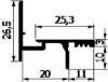 Afbeeldingen van Beglazingsprofiel lu-g9.3.g-20mm-