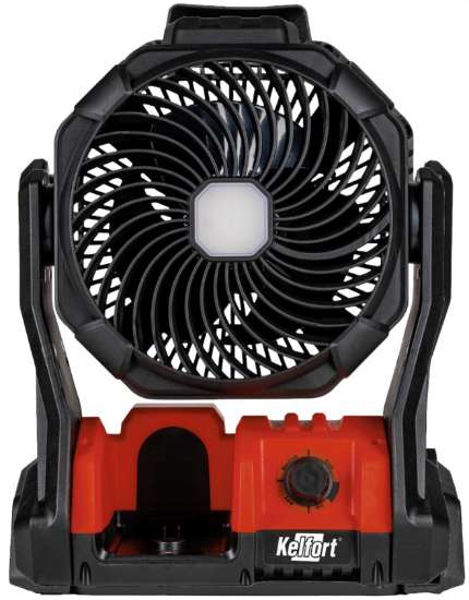 Afbeeldingen van Kelfort ventilator/bouwlamp multi battery 18V