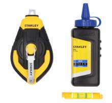 Afbeeldingen van Stanley slaglijnmolenkit blauw+waterpas 30m stht47312