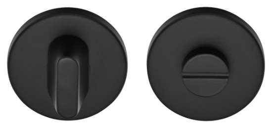 Afbeeldingen van BASICS LBWC50/8 toiletgar.6mm zwart z/indicat