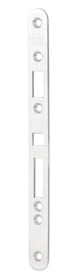 Afbeeldingen van Voorplaat rvs afgerond 20mm recht VP56R20
