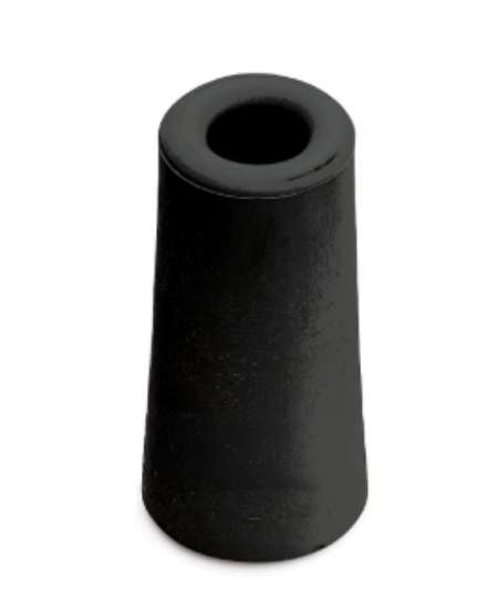 Afbeeldingen van Deurbuffer rubber zwart  100mm