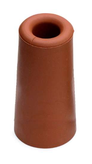 Afbeeldingen van Deurbuffer rubber rood/bruin 100mm